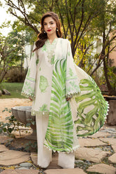 3-PC Unsititched Embroidered Lawn By Mbasics | MB-CUS25-906B